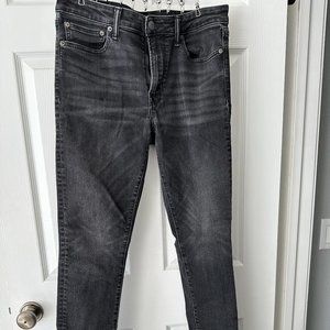 AE Men's Skinny Jeans - black/grey, size 33x30